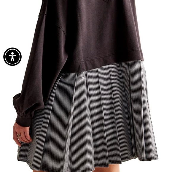 Free People Eleanor Sweatshirt Dress NWT - Picture 4 of 5